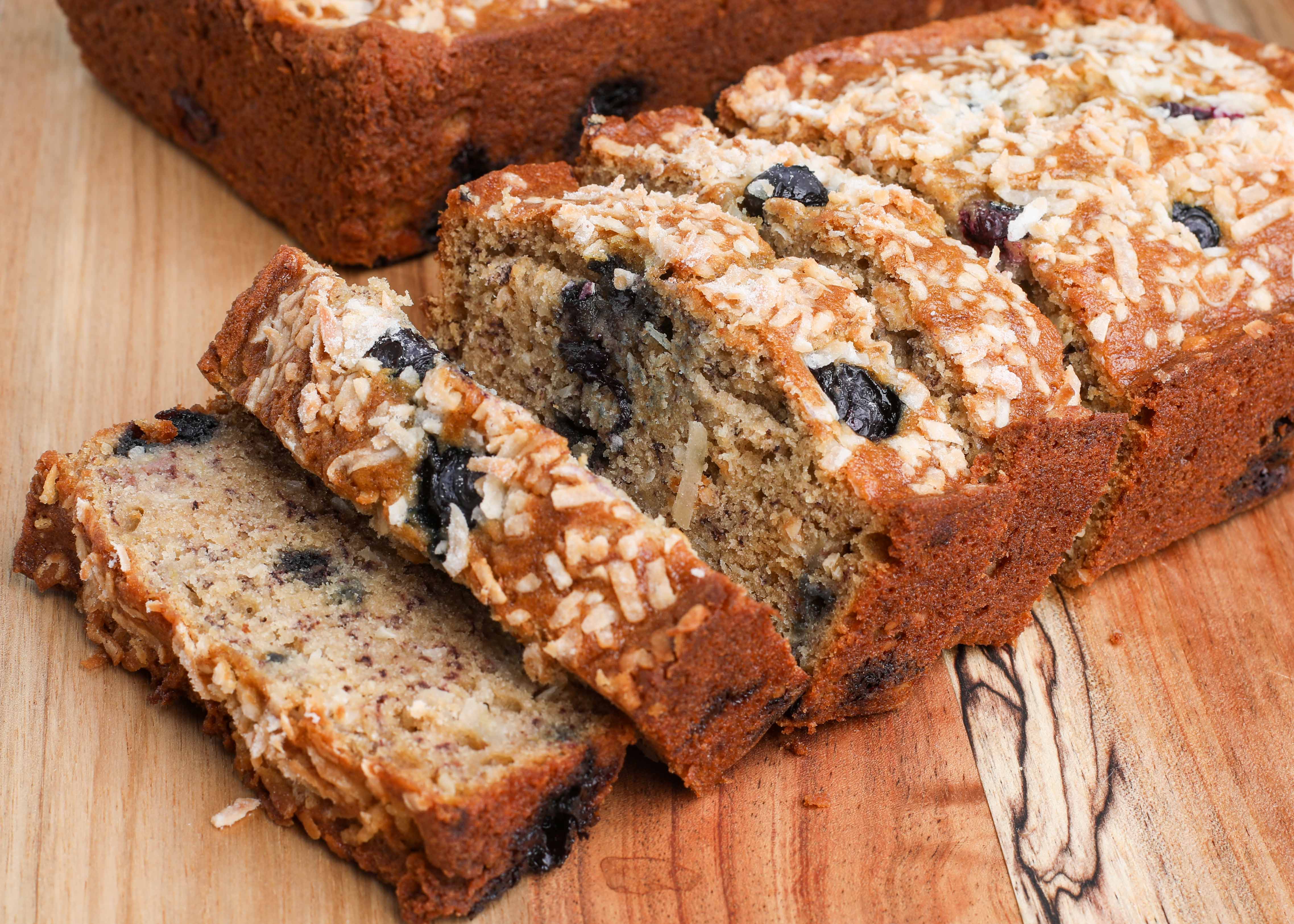 Blueberry Coconut Banana Bread: From Breakfast to Dessert Bliss